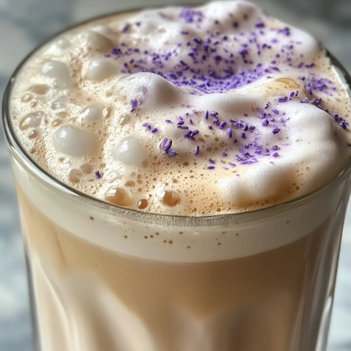 Creamy Lavender Cold Foam for Your Iced Coffee Bliss