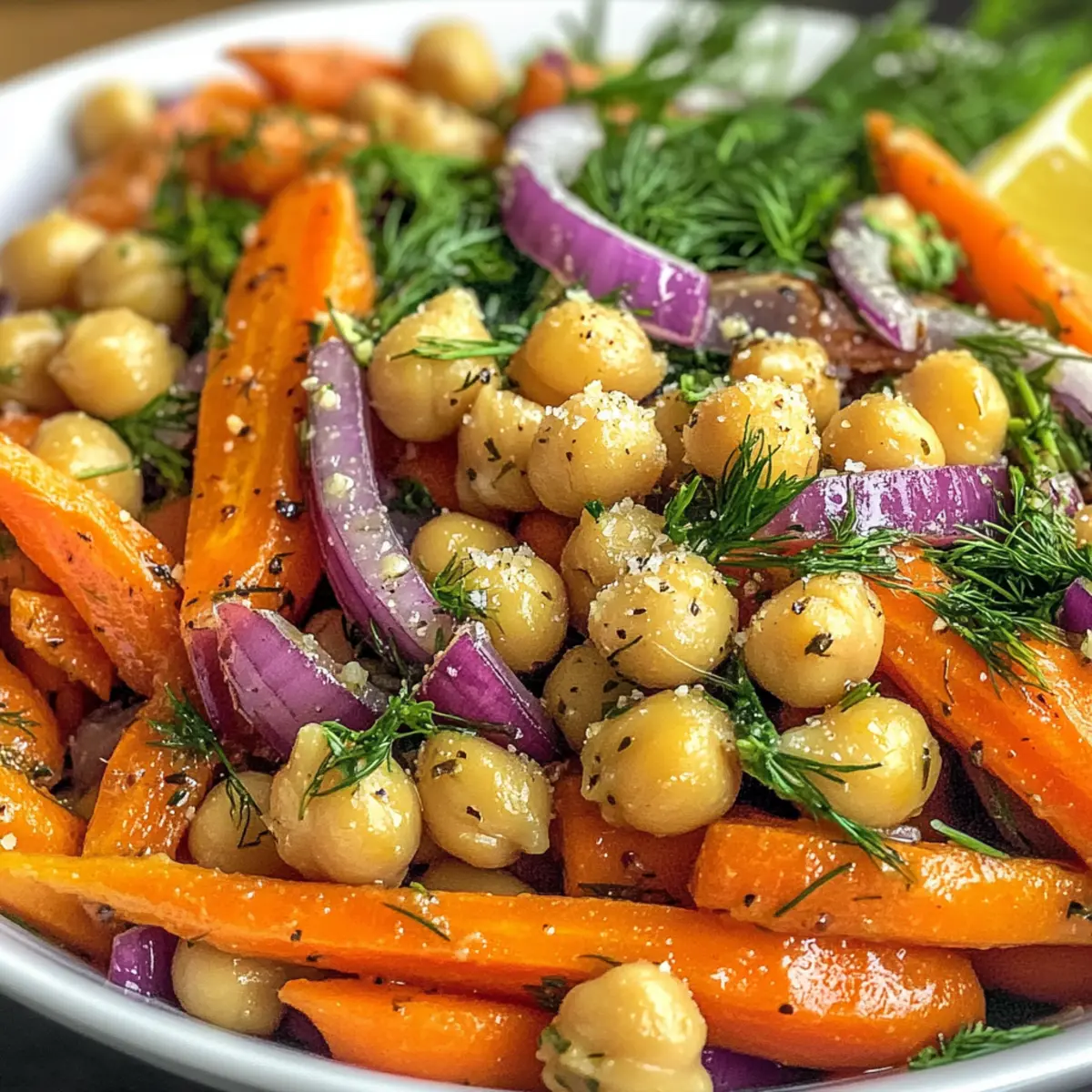 Marinated Lemon Dill Carrot Salad