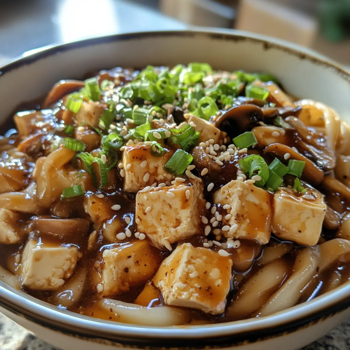 Mapo Tofu Udon: Irresistibly Spicy, Creamy Comfort Dish