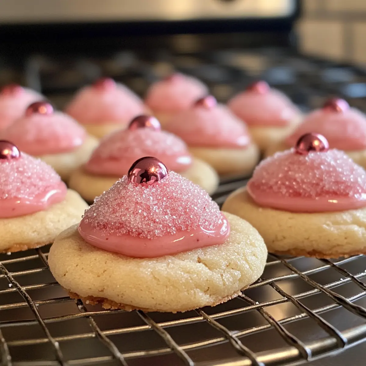Irresistibly Soft Strawberry Kiss Cookies for Sweet Moments