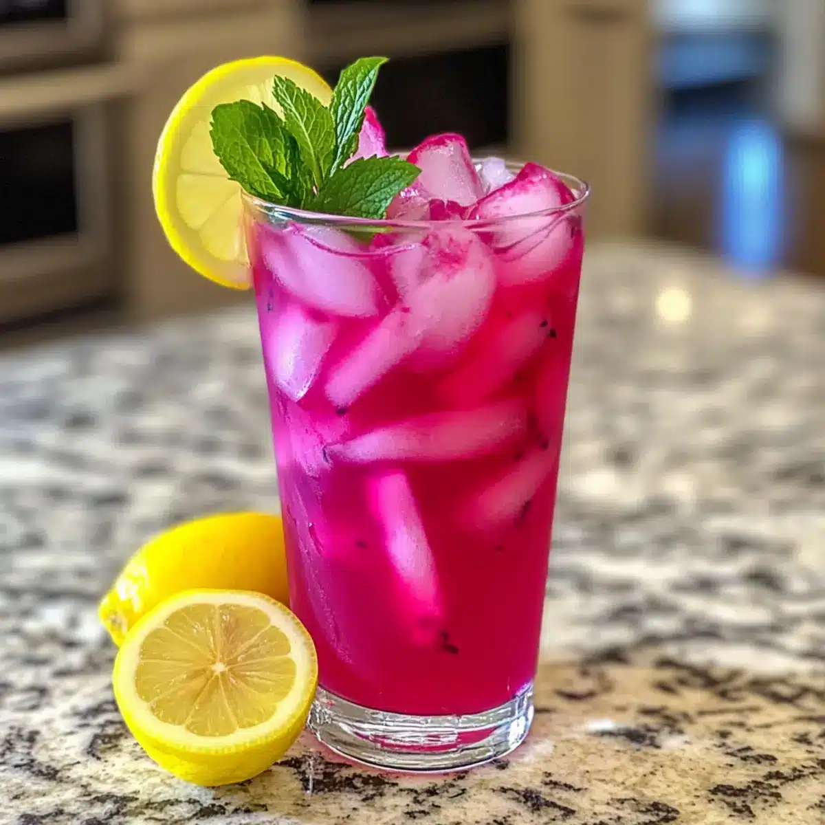 Refreshing Pink Dragonfruit Lemonade for Summer Sips