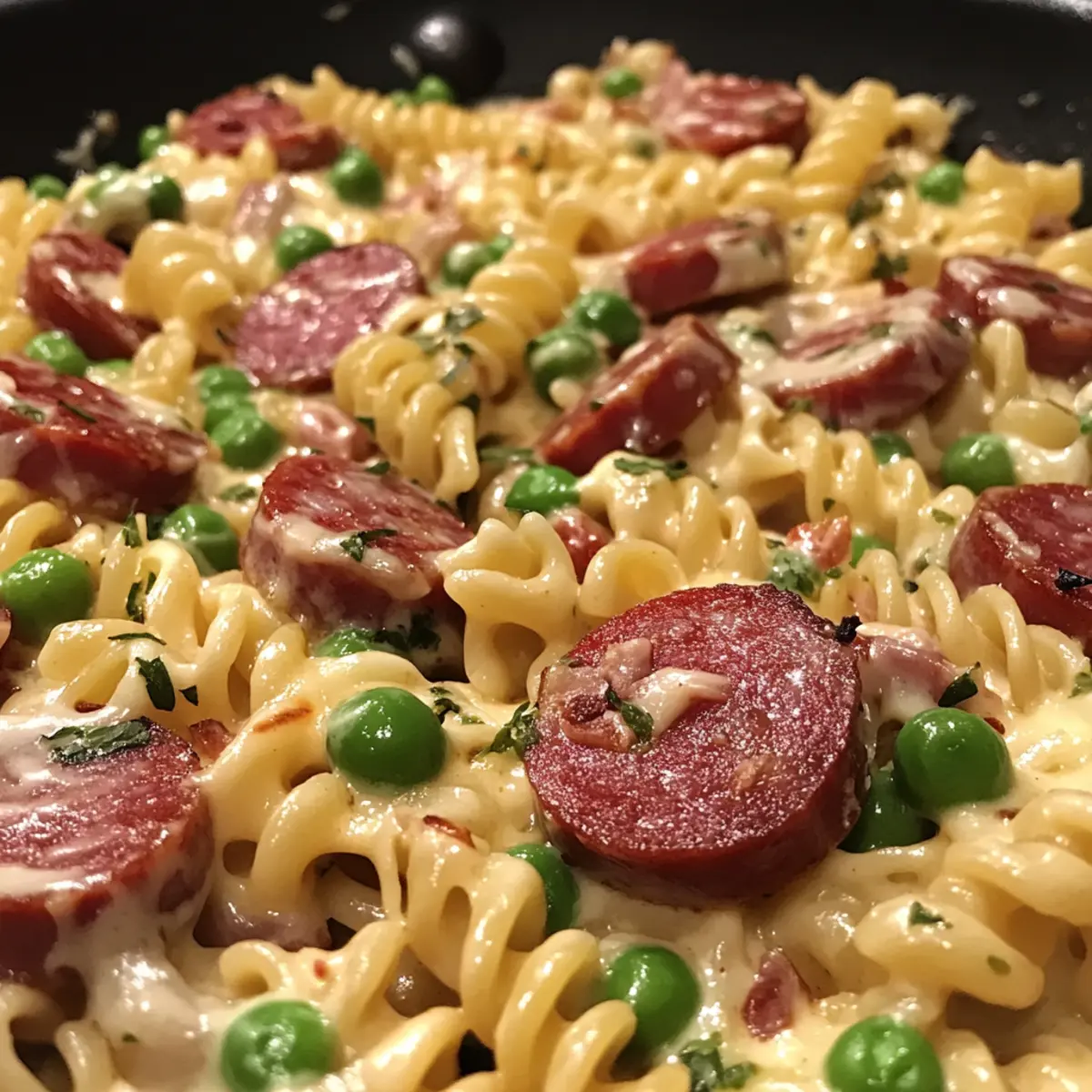 Cheesy Kielbasa Skillet: Comforting Flavor in Every Bite