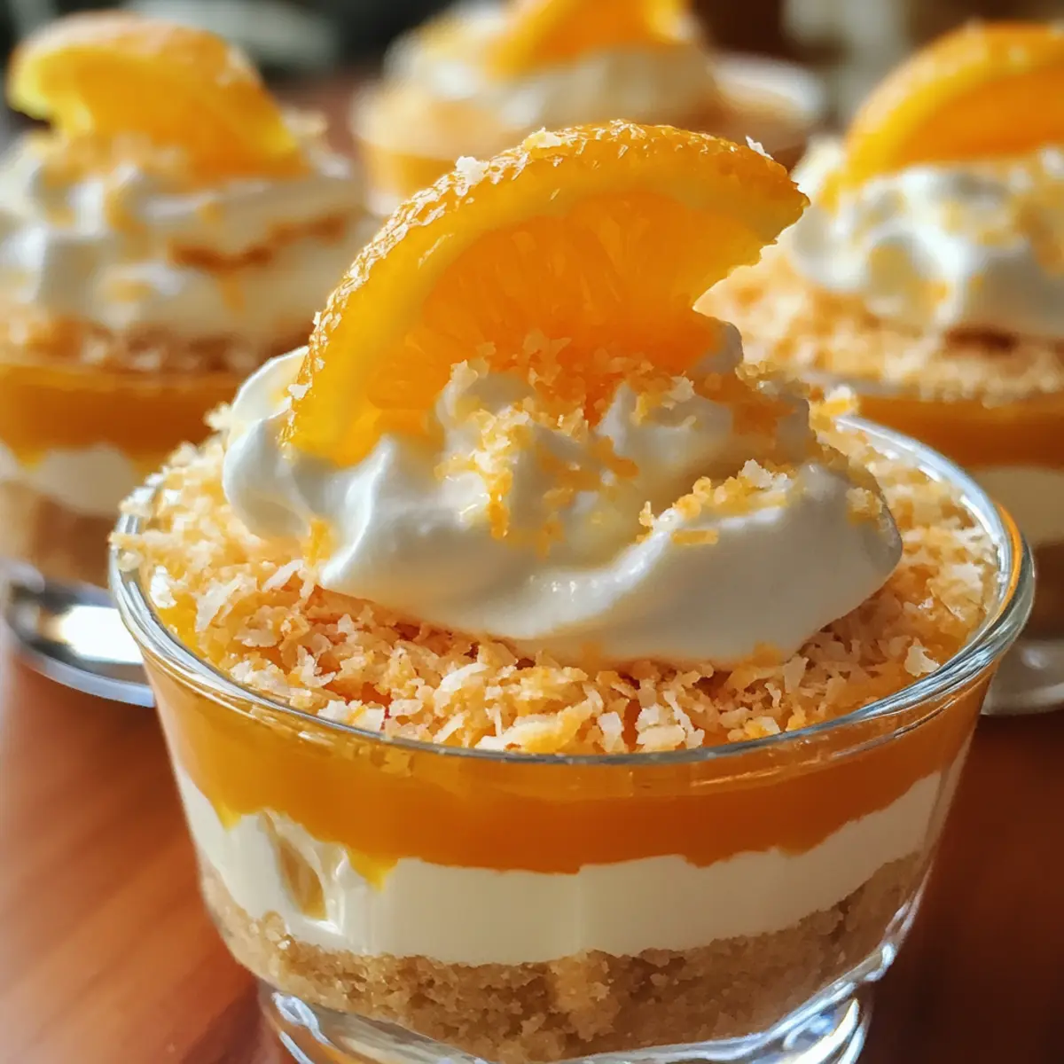 Irresistibly Creamy Mini No-Bake Orange Cheesecakes