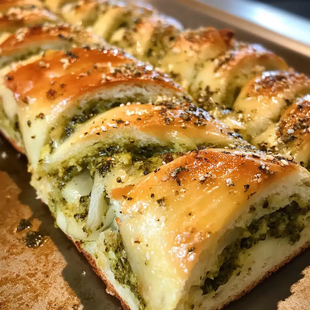 Cheesy Braided Pesto Bread: Your New Comfort Food Delight