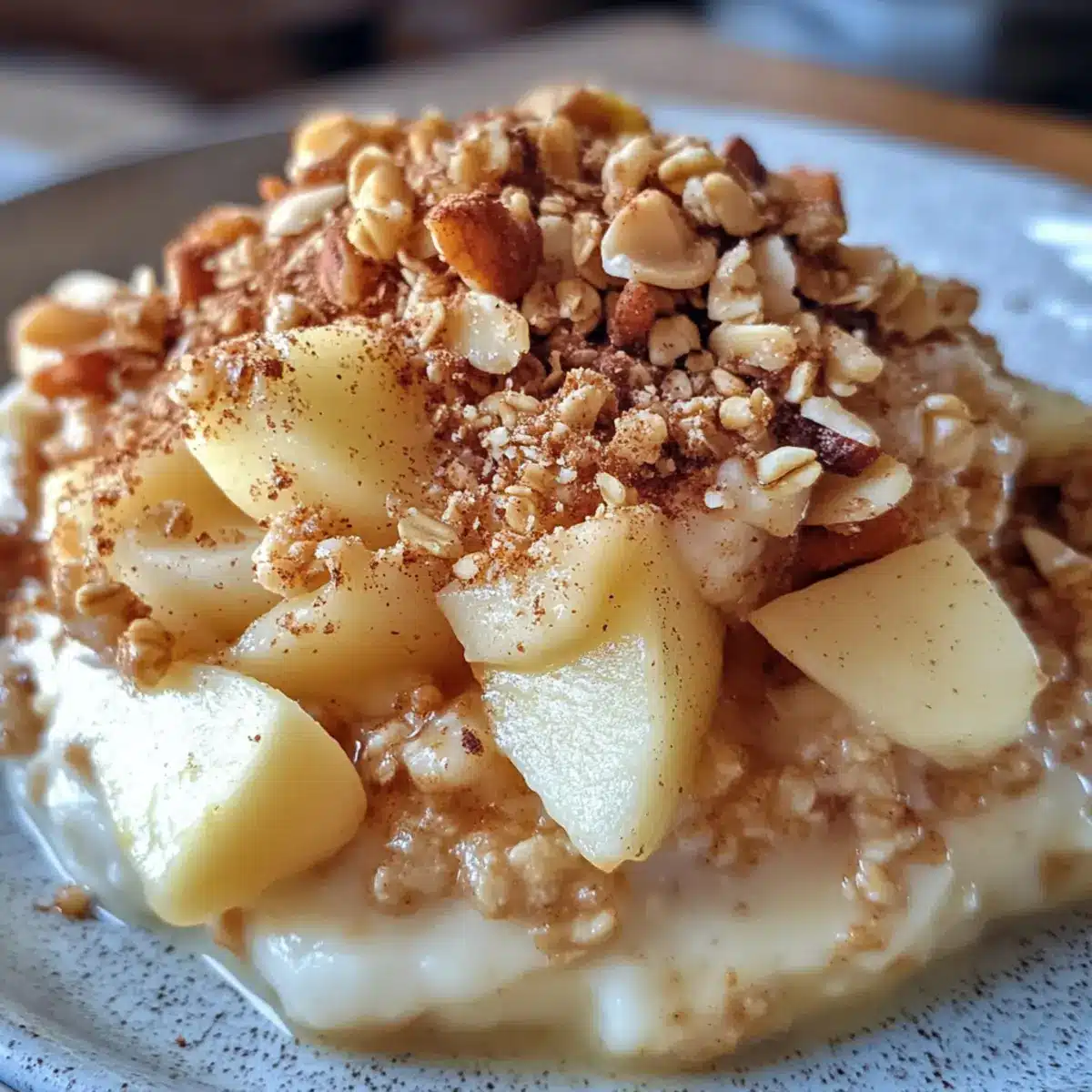 Apple Crumble Overnight Oats for a Cozy Breakfast Boost