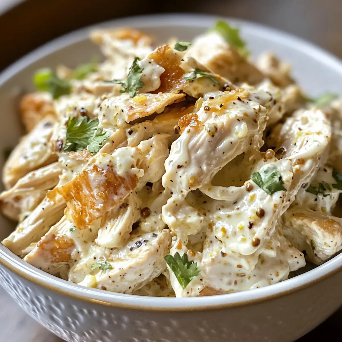 Creamy Honey Mustard Chicken Salad