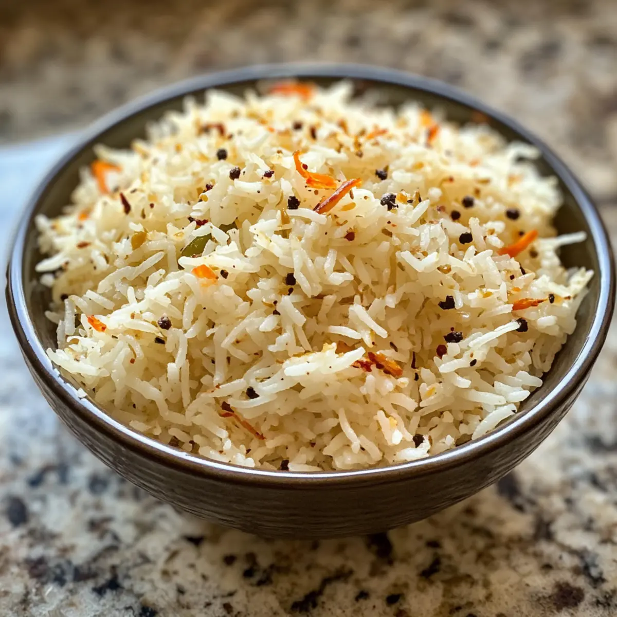 Ghee Rice with Coconut Milk