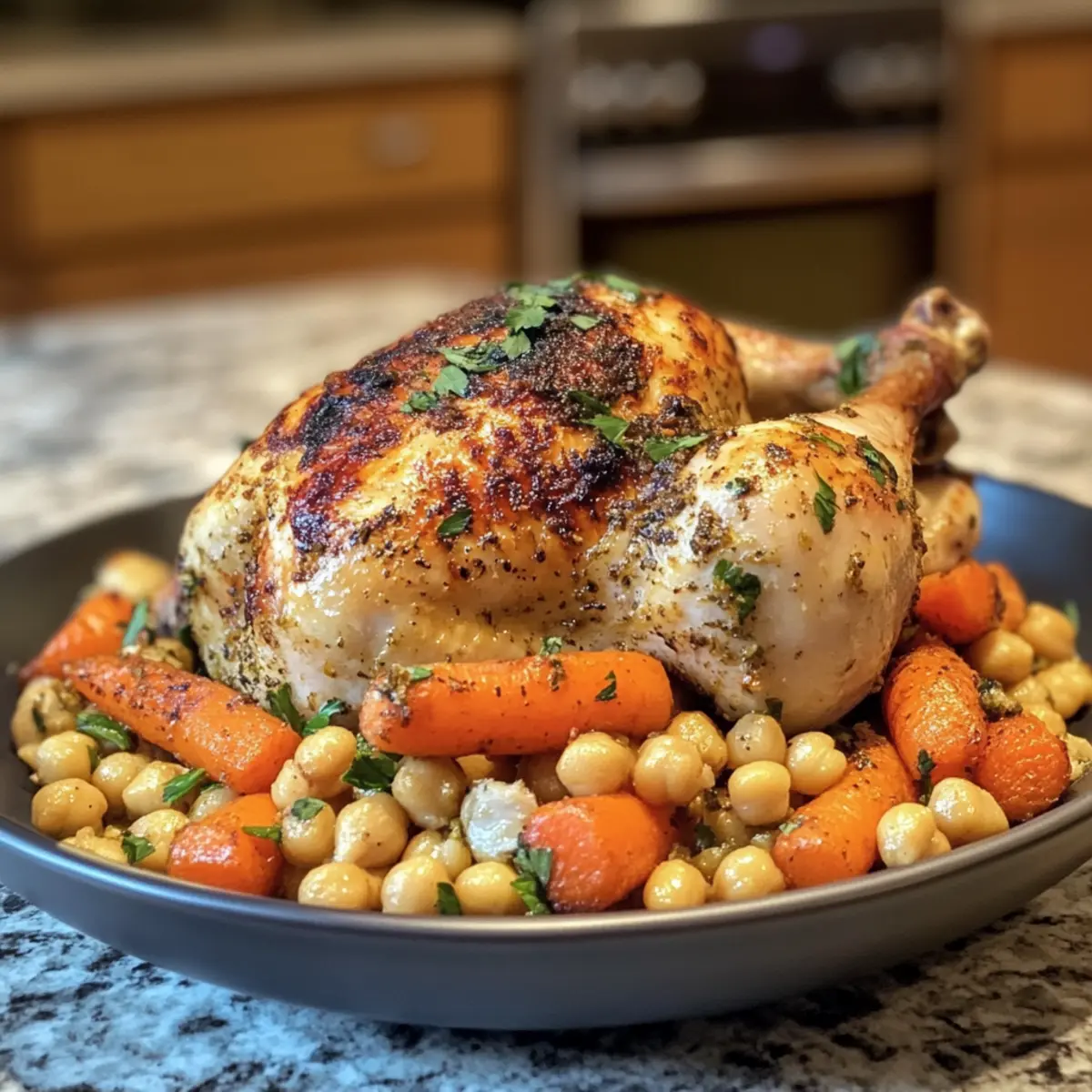 Sumac Chicken with Carrots and Chickpeas for Family Comfort