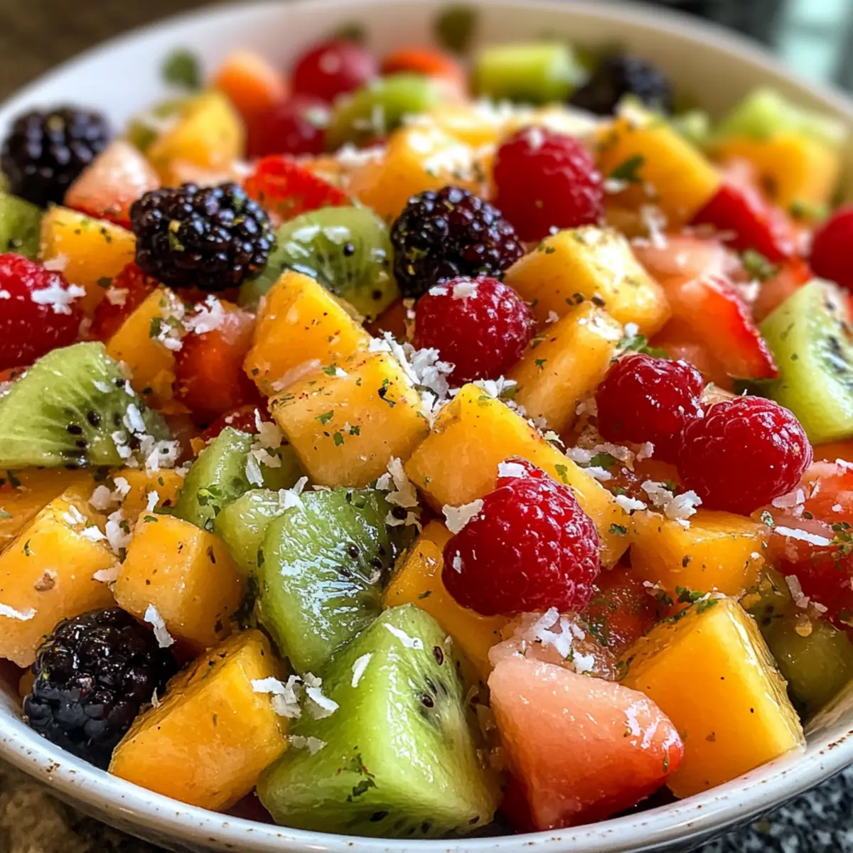 Easy, Vibrant Fruit Bowl for a Refreshing Family Snack