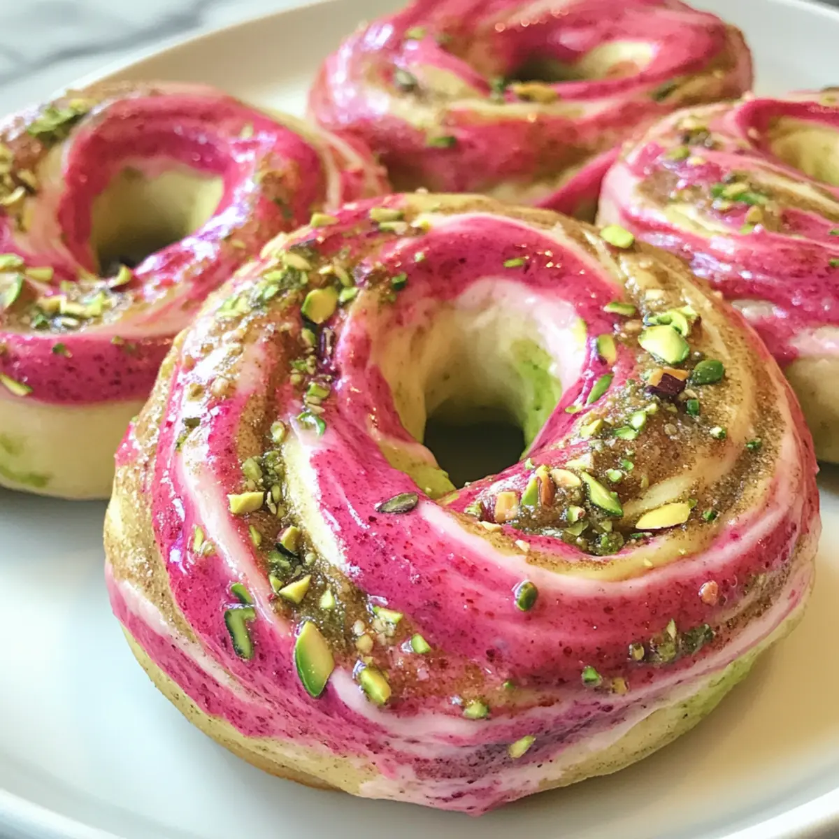 Raspberry Pistachio Sourdough Bagels for a Unique Brunch Treat