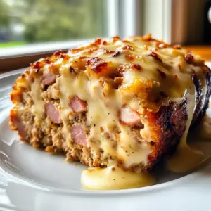 Chicken Cordon Bleu Meatloaf