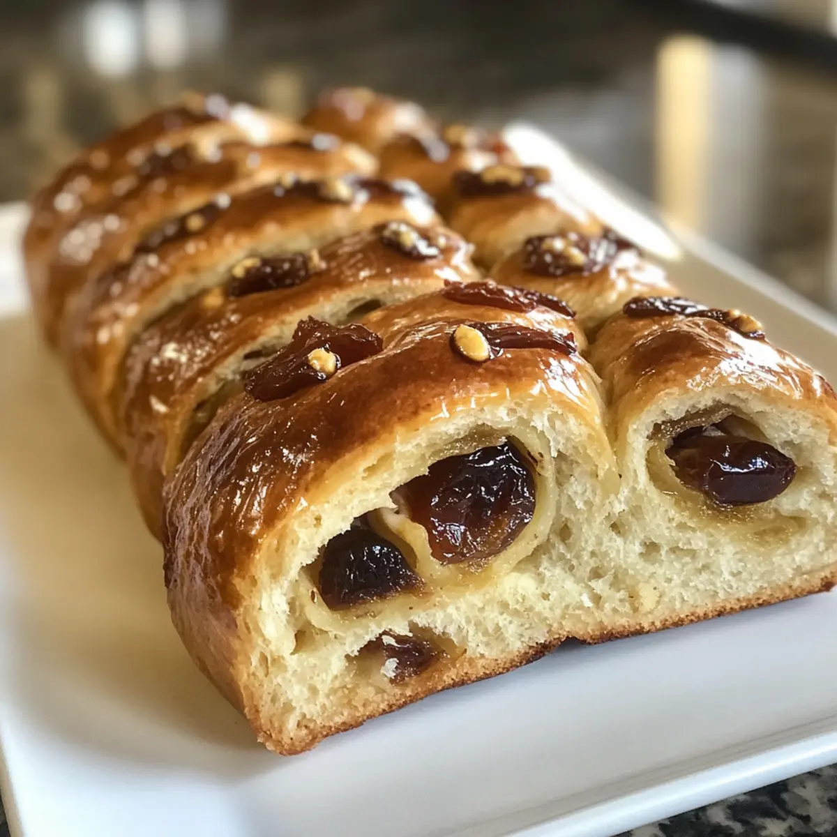 Delicious Fruited Simanim Gluten Free Challah for Celebrations