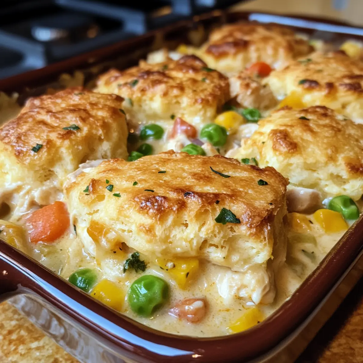 Cheddar Bay Chicken Cobbler for Cozy Comfort Food Nights