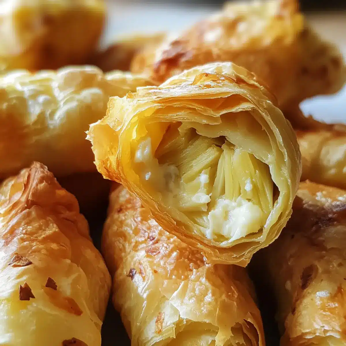 Savory Artichoke and Graviera Filo Puffs for Your Next Feast