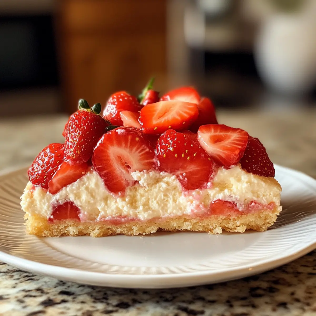 Flourless Protein Strawberry Shortcake Bake with 13g Protein