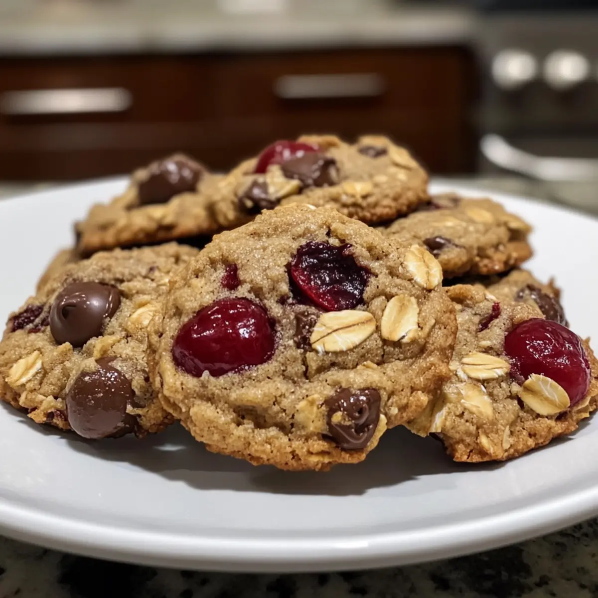 Decadent Dark Chocolate Cherry Oatmeal Cookies You’ll Love