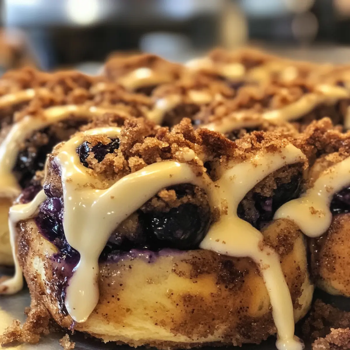 Soft Blueberry Cinnamon Rolls That Will Make You Smile