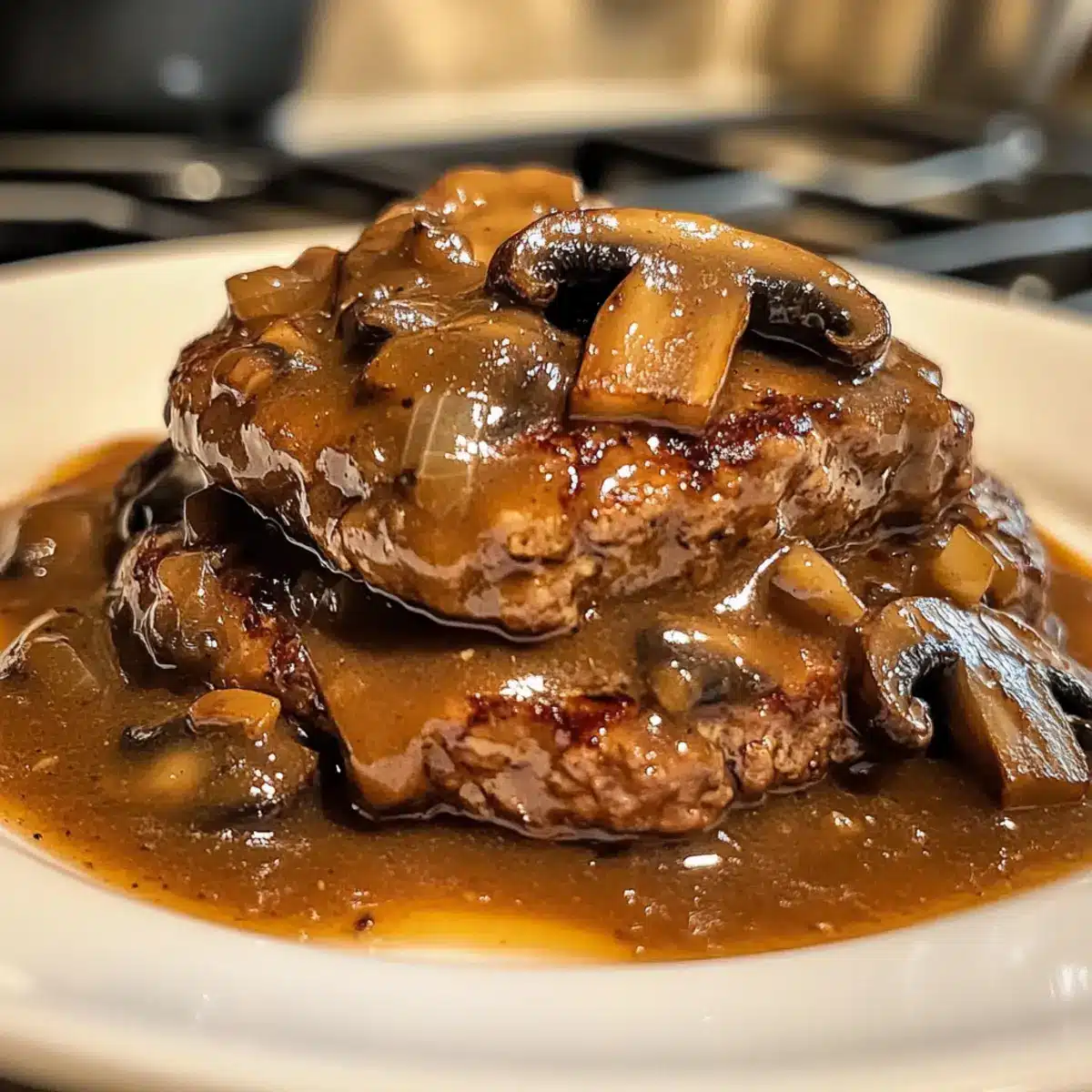 Hearty Amish Hamburger Steak Bake for Cozy Family Dinners
