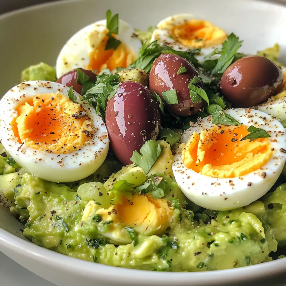 Mediterranean Avocado Egg Salad