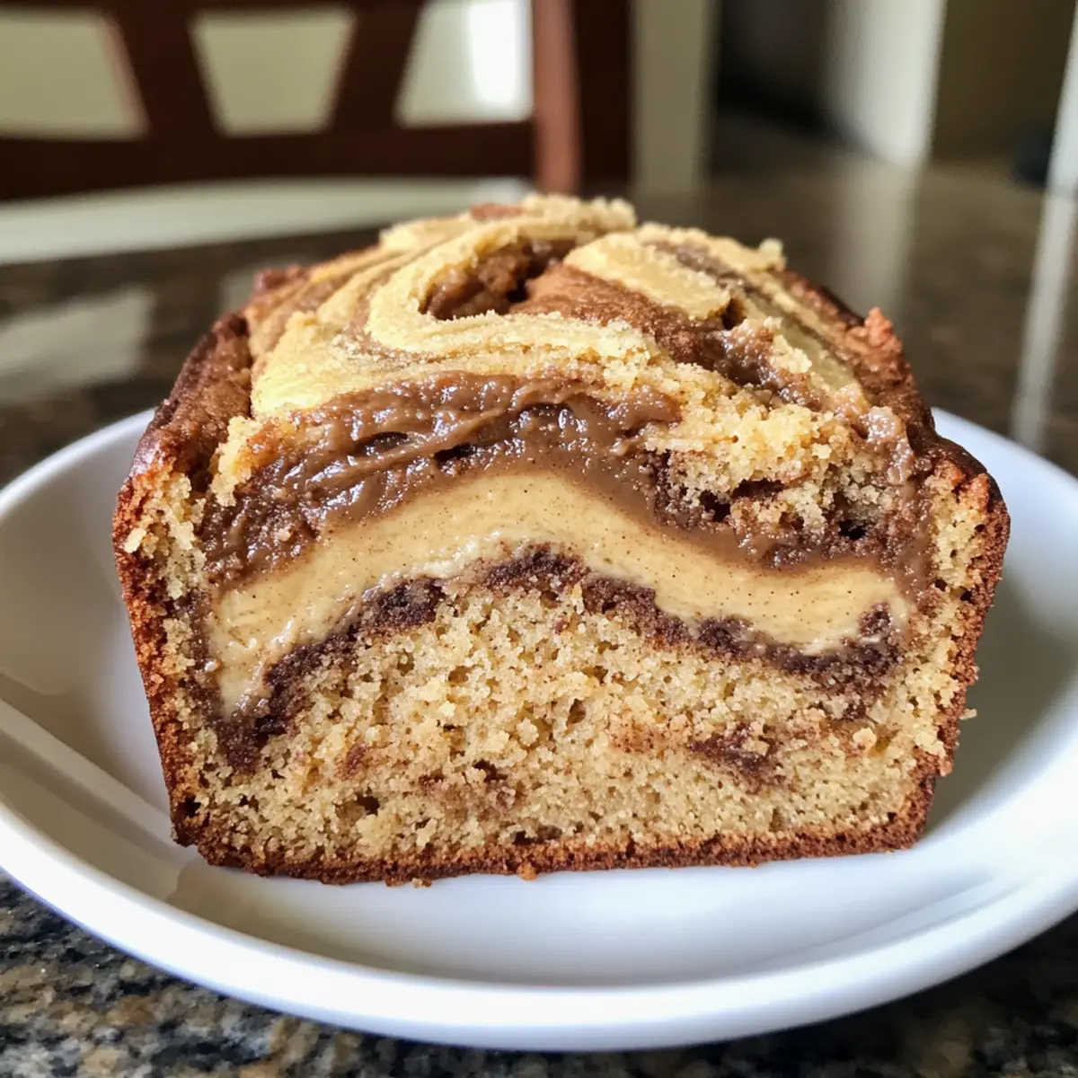 Swirled Cookie Butter Banana Bread for Sweet, Cozy Mornings