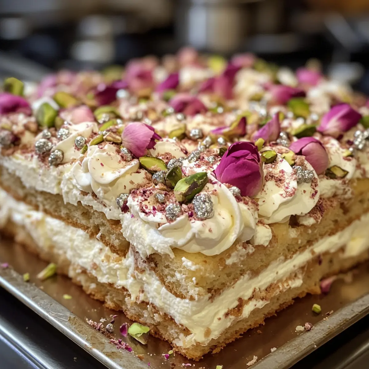 Indulge in Creamy Rose Tiramisu – A No-Bake Delight
