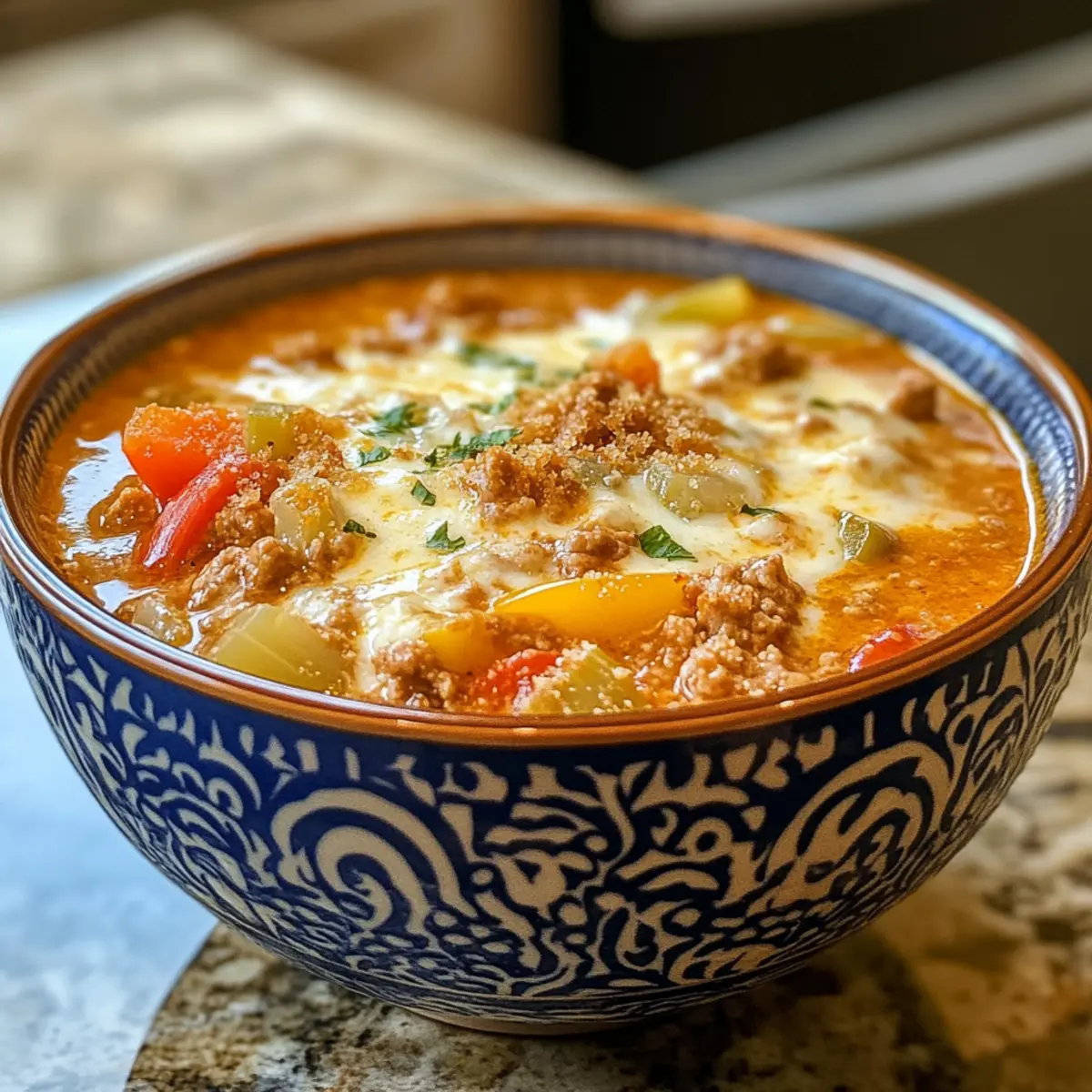 Creamy UnStuffed Banana Pepper Soup for Cozy Days
