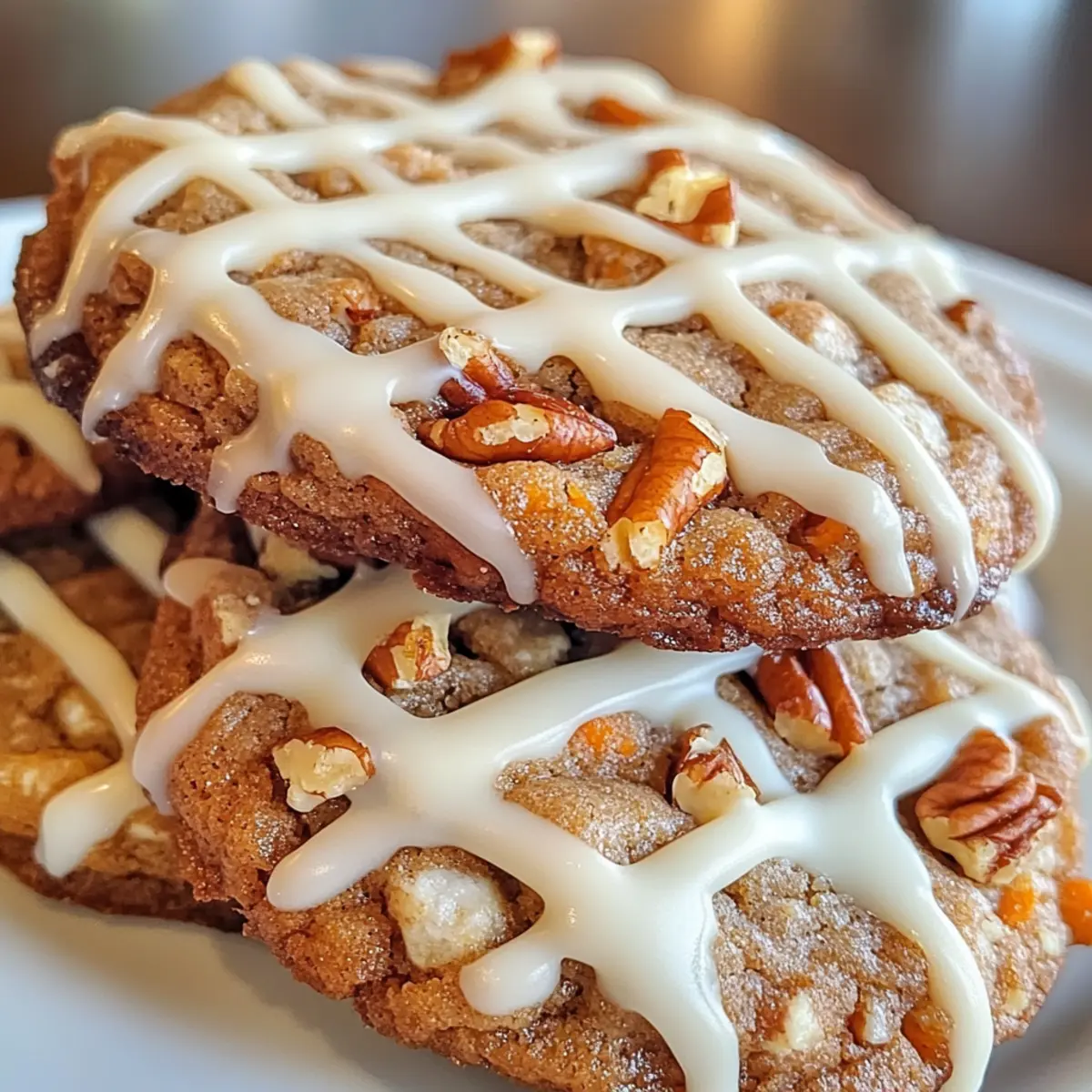 Carrot Cake Cookies: Soft, Chewy Treats with Warm Spices